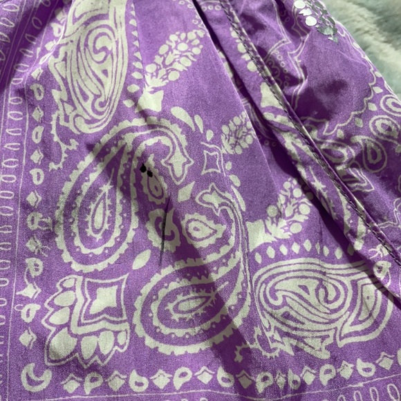 Free People The Way Home Printed Shorts in Bandana Mexican Sage - Picture 6 of 6